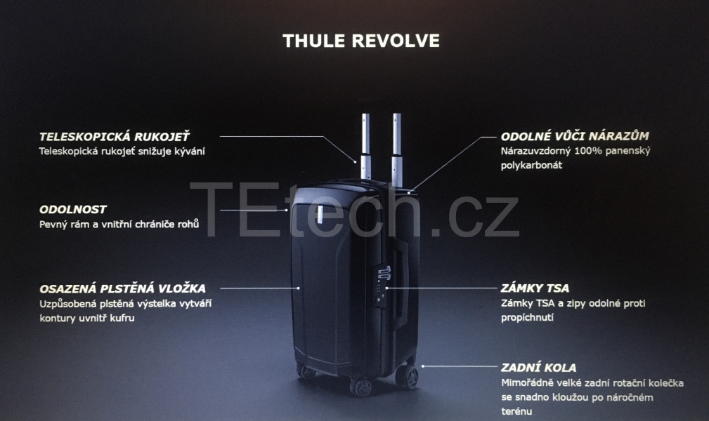 Thule Revolve Wide-body Carry-On 55cm/22” Black